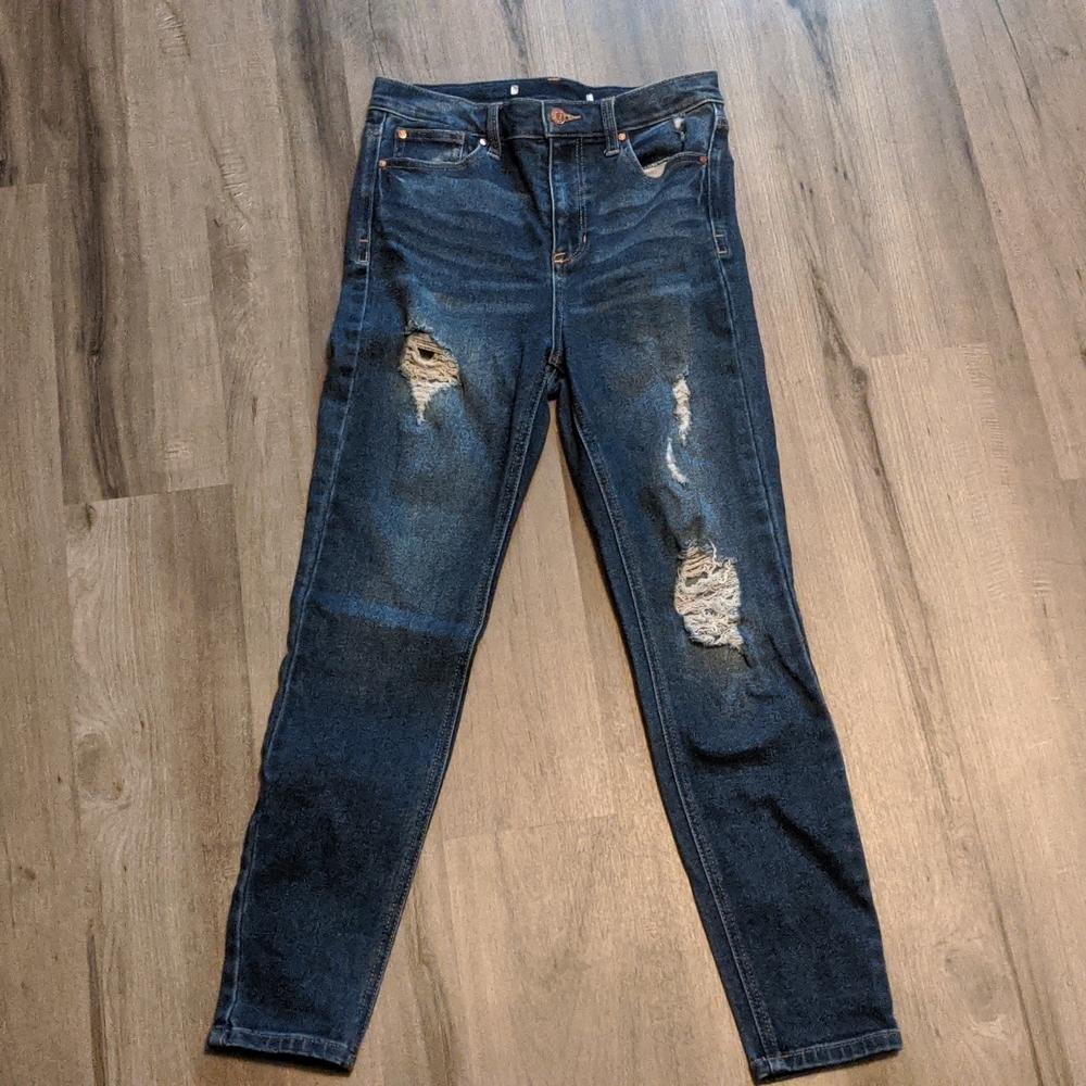 Jeans with rips, Size 7